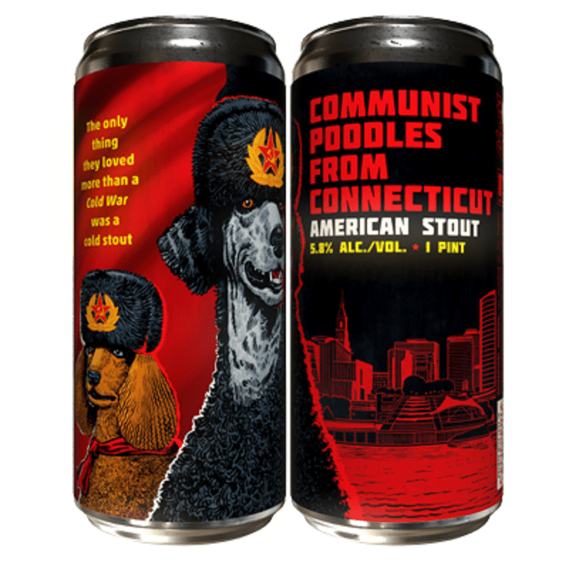 Paperback Brewing Co. Communist Poodles from Connecticut American Stout Beer 4-Pack - Vintage Wine & Spirits