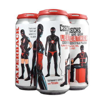 Paperback Brewing Co. Czechs Who Wear Leather Czech-Style Pilsner Beer 4-Pack - Vintage Wine & Spirits