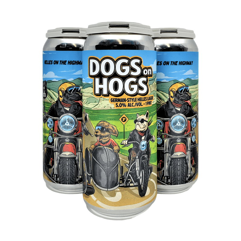 Paperback Brewing Co. Dogs on Hogs German-Style Lager Beer 4-Pack - Vintage Wine & Spirits