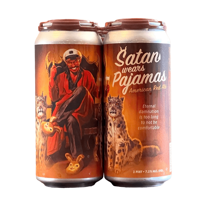 Paperback Brewing Co. Satan Wears Pajamas American Red Ale Beer 4-Pack - Vintage Wine & Spirits