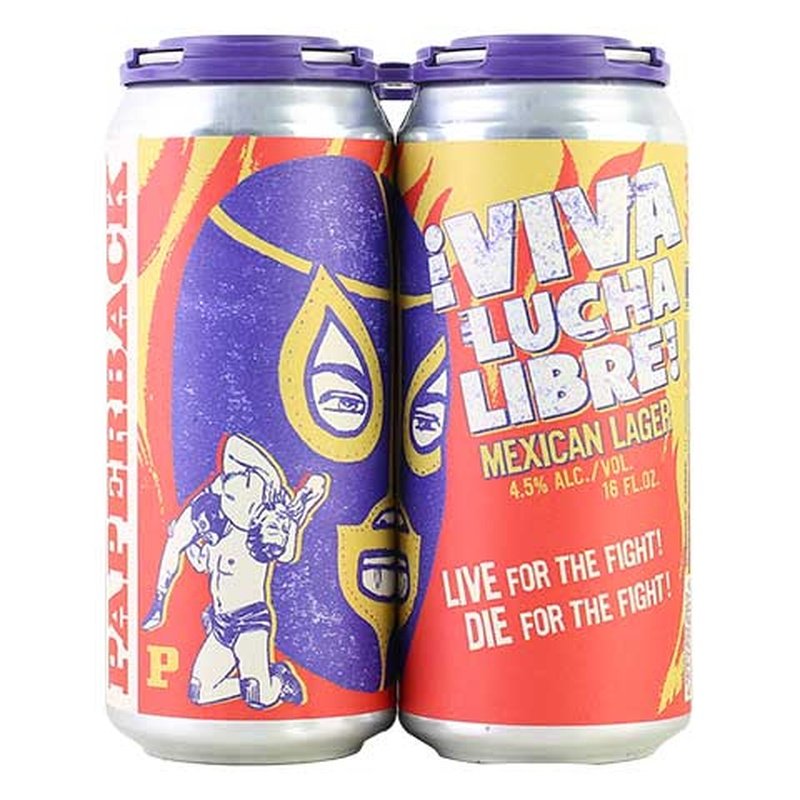 Paperback Brewing Co. Viva Lucha Libre! Mexican Lager 4-Pack - Vintage Wine & Spirits