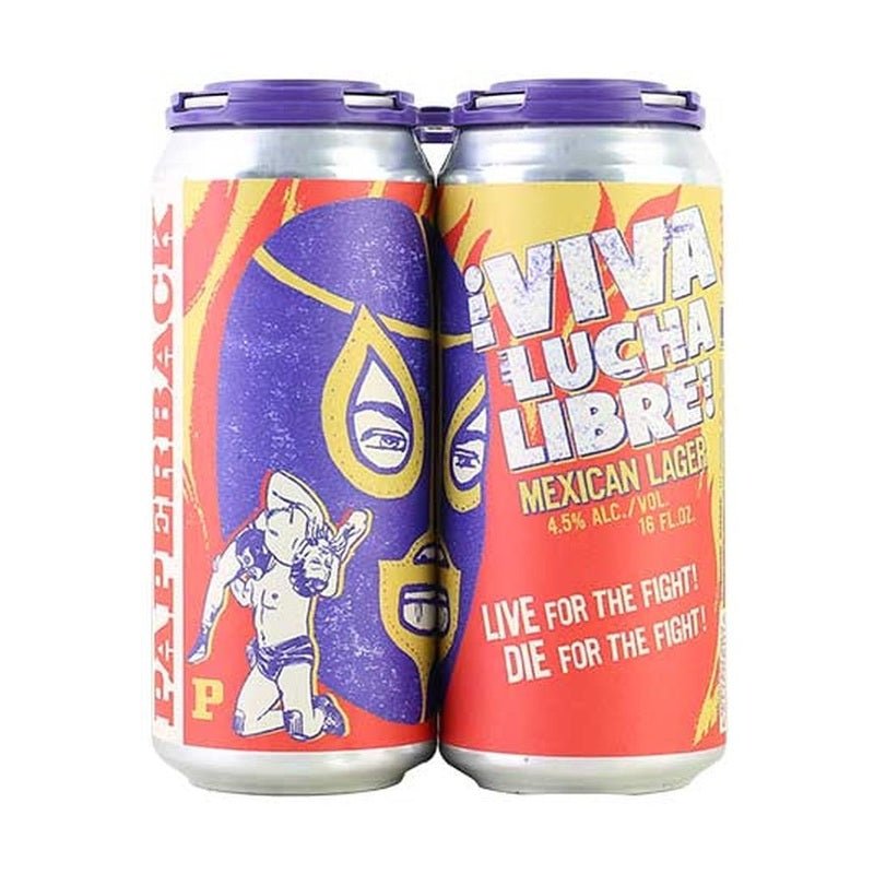 Paperback Brewing Co. Viva Lucha Libre! Mexican Lager 4-Pack - Vintage Wine & Spirits