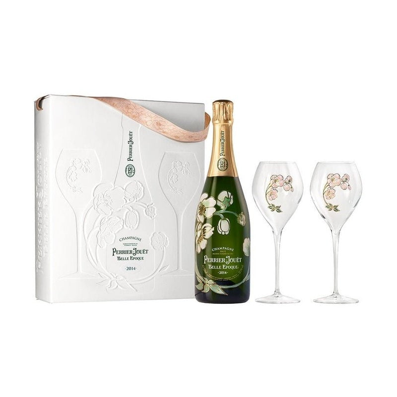 Perrier-Jouet Belle Epoque Brut Champagne 2014 Gift Set - Vintage Wine & Spirits