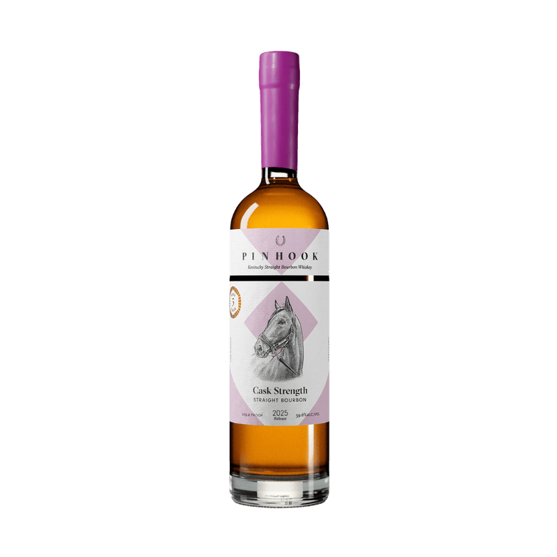 Pinhook 5 Year Cask Strength Bourbon Magenta Wax - Vintage Wine & Spirits