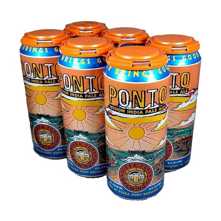 Pizza Port Brewing Co. 'Ponto' Session IPA Beer 6-pack - Vintage Wine & Spirits