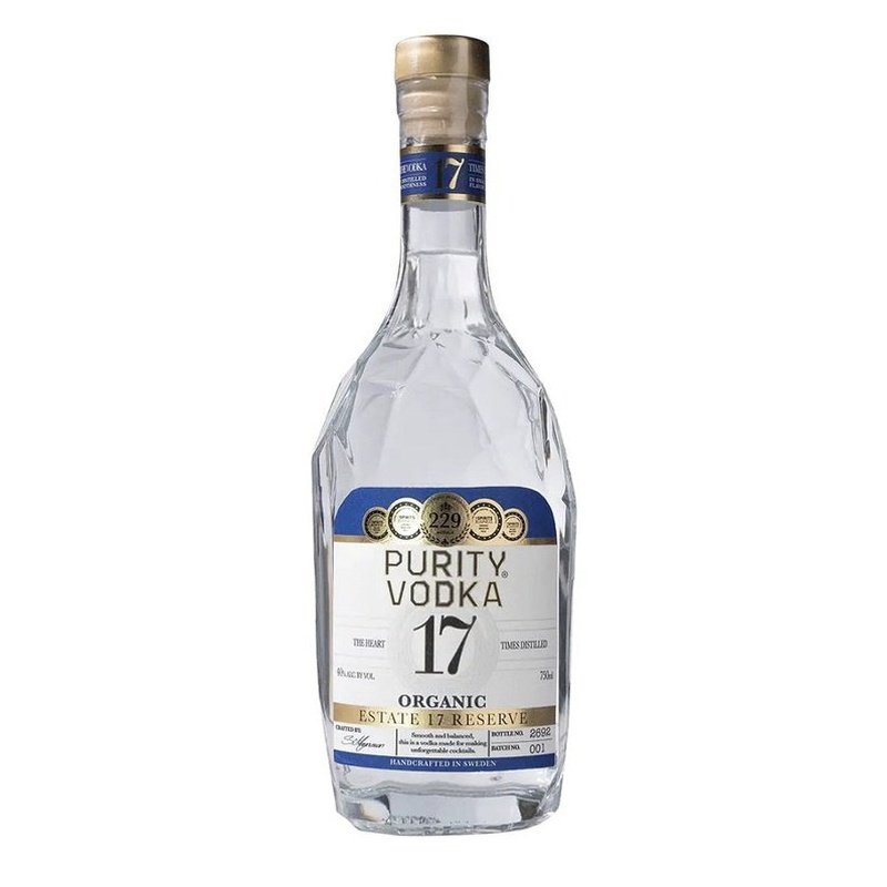 Purity Estate 17 Reserve Organic Vodka - Vintage Wine & Spirits