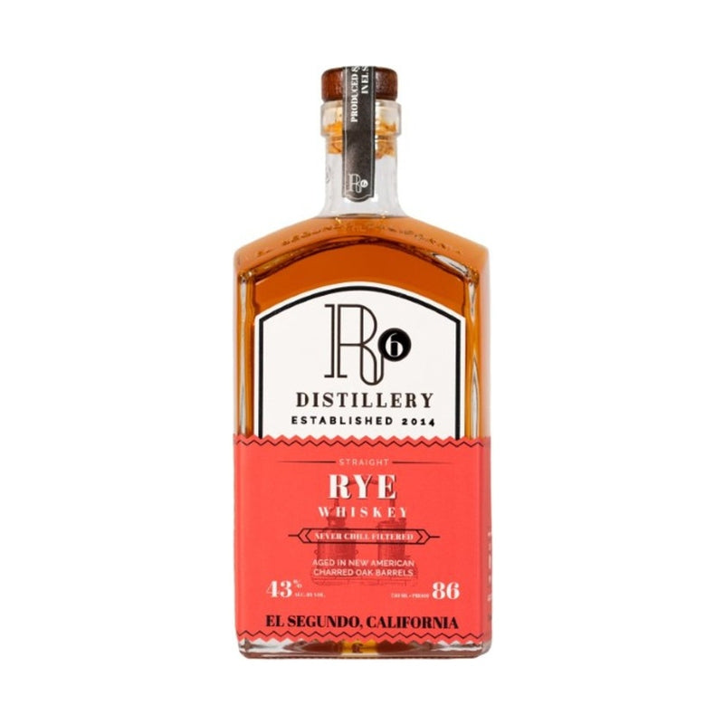 R6 Distillery Straight Rye Whiskey 4 Year - Vintage Wine & Spirits