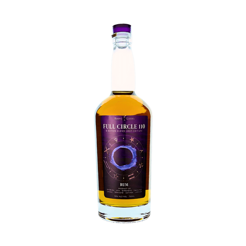 Raising Glasses Full Circle 110 – 8 Nation Blend Rum - Vintage Wine & Spirits