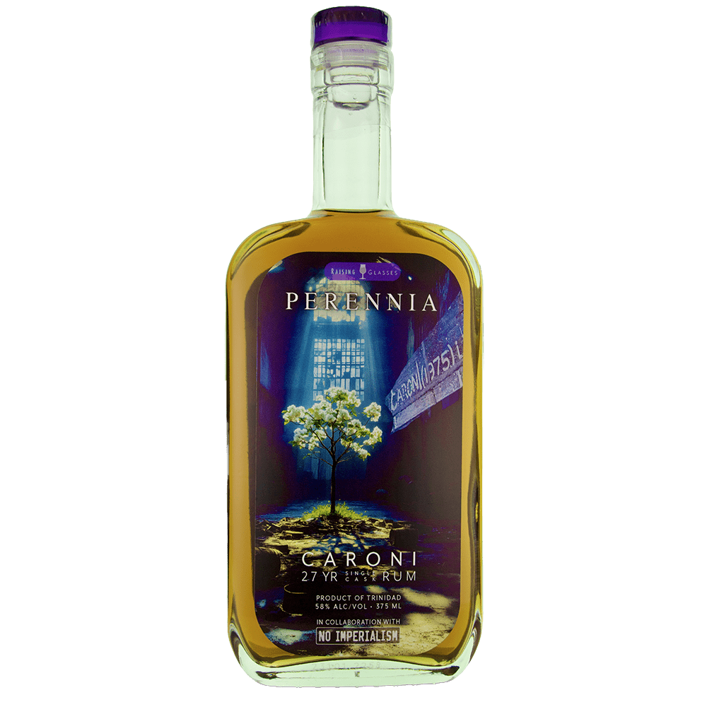 Raising Glasses Perennia Caroni 27 Year Old Trinidadian Single Cask 375 ml - Vintage Wine & Spirits