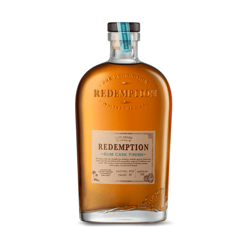 Redemption Rum Cask Finish Straight Rye Whiskey - Vintage Wine & Spirits