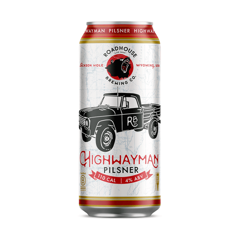 Roadhouse Brewing Co. Highwayman Pilsner Beer 6-Pack - Vintage Wine & Spirits