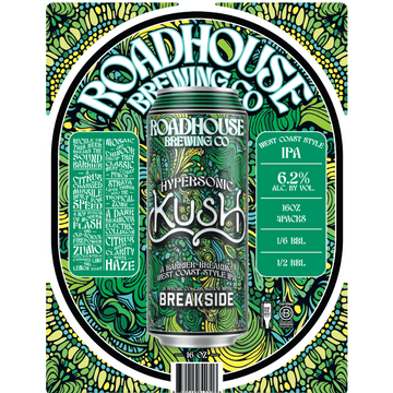 Roadhouse Brewing Co. x Breakside Hypersonic Kush WC IPA 4-pack Cans - Vintage Wine & Spirits