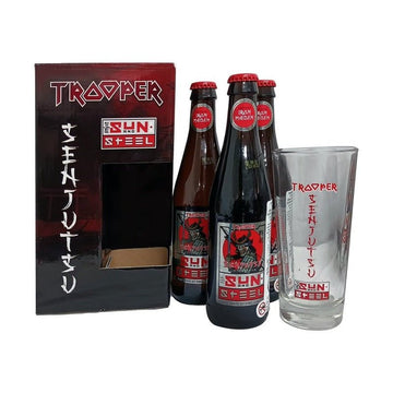 Robinsons Trooper Iron Maiden Sun & Steel Senjutsu 3-Pack w/Glass - Vintage Wine & Spirits