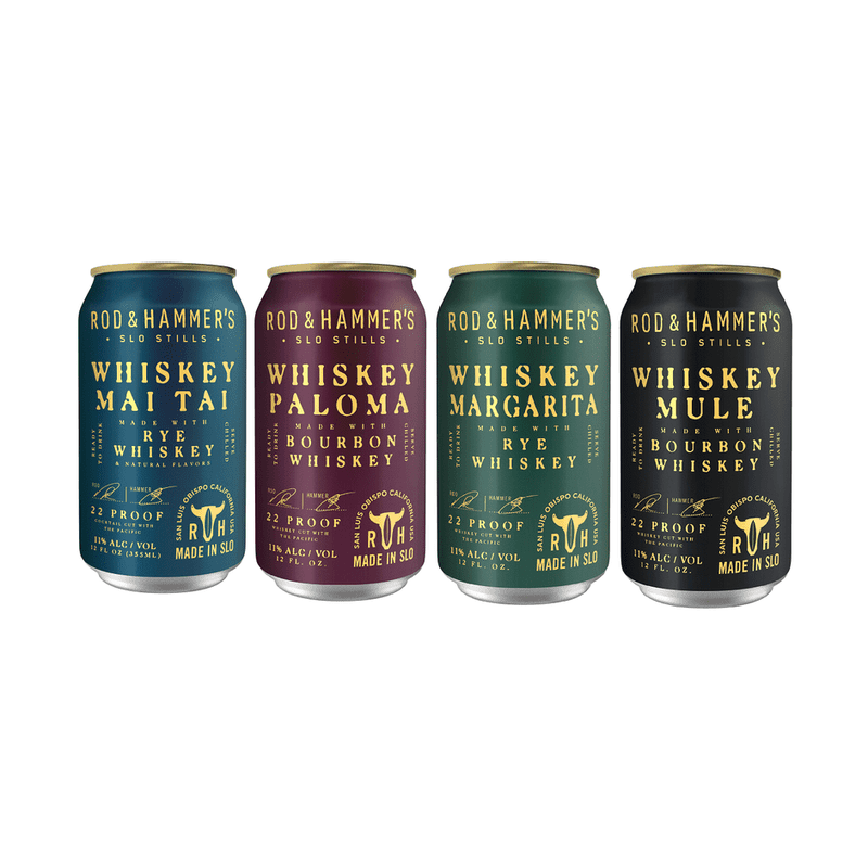 Rod & Hammer's SLO Stills Whiskey Cocktails Variety 8-Pack - Vintage Wine & Spirits