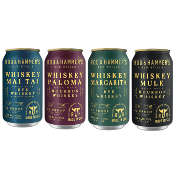 Rod & Hammer's SLO Stills Whiskey Cocktails Variety 8-Pack - Vintage Wine & Spirits