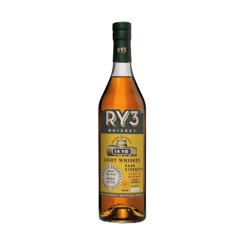 Ry3 14 Year Old Single Barrel Cask Strength Light Whiskey - Vintage Wine & Spirits
