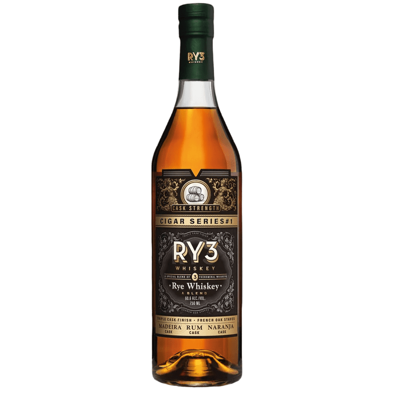 Ry3 Whiskey Cigar Series Cask Strength Rye Whiskey - Vintage Wine & Spirits