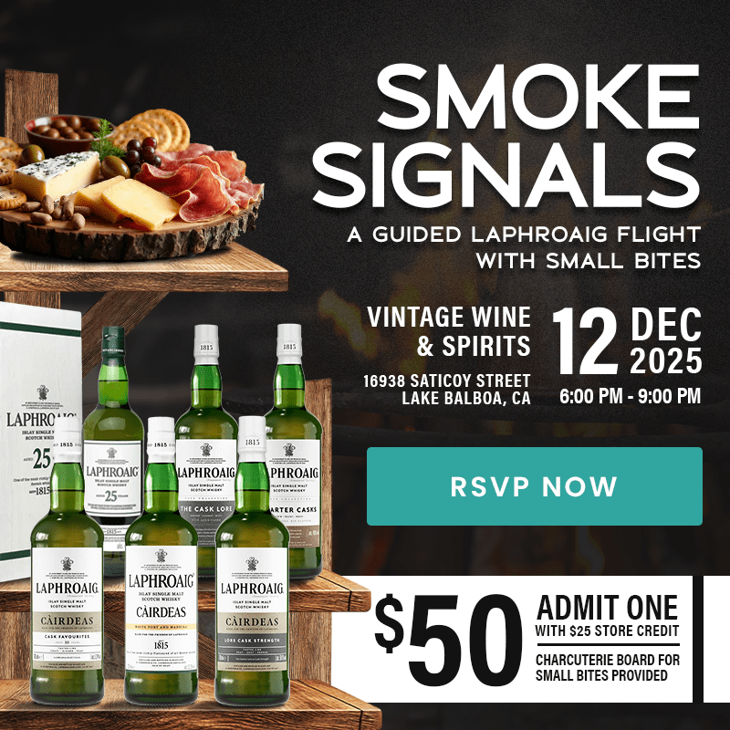 SMOKE SIGNALS : A Guided Laphroaig Tasting Experience - Vintage Wine & Spirits