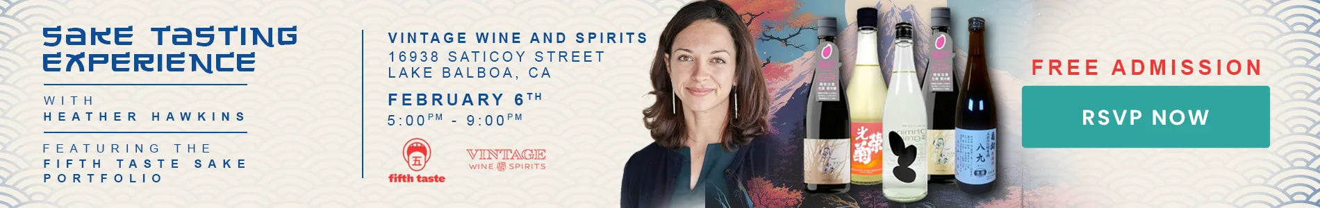 Sake Tasting Experience with Heather Hawkins