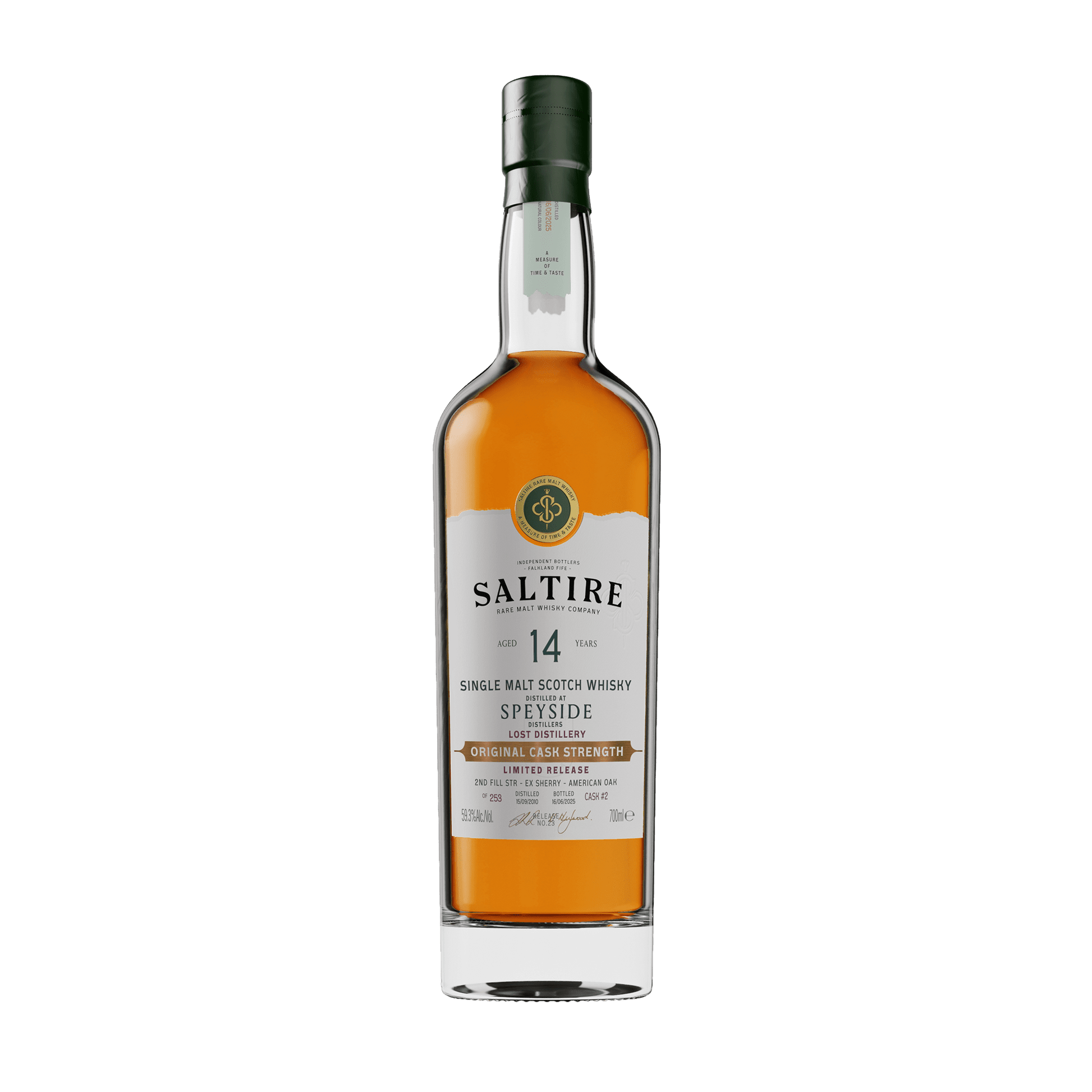 Saltire Rare Malt Speyside Cask Strength 14 Year Old Single Cask Single Malt Scotch Whisky Cask #2 - Vintage Wine & Spirits