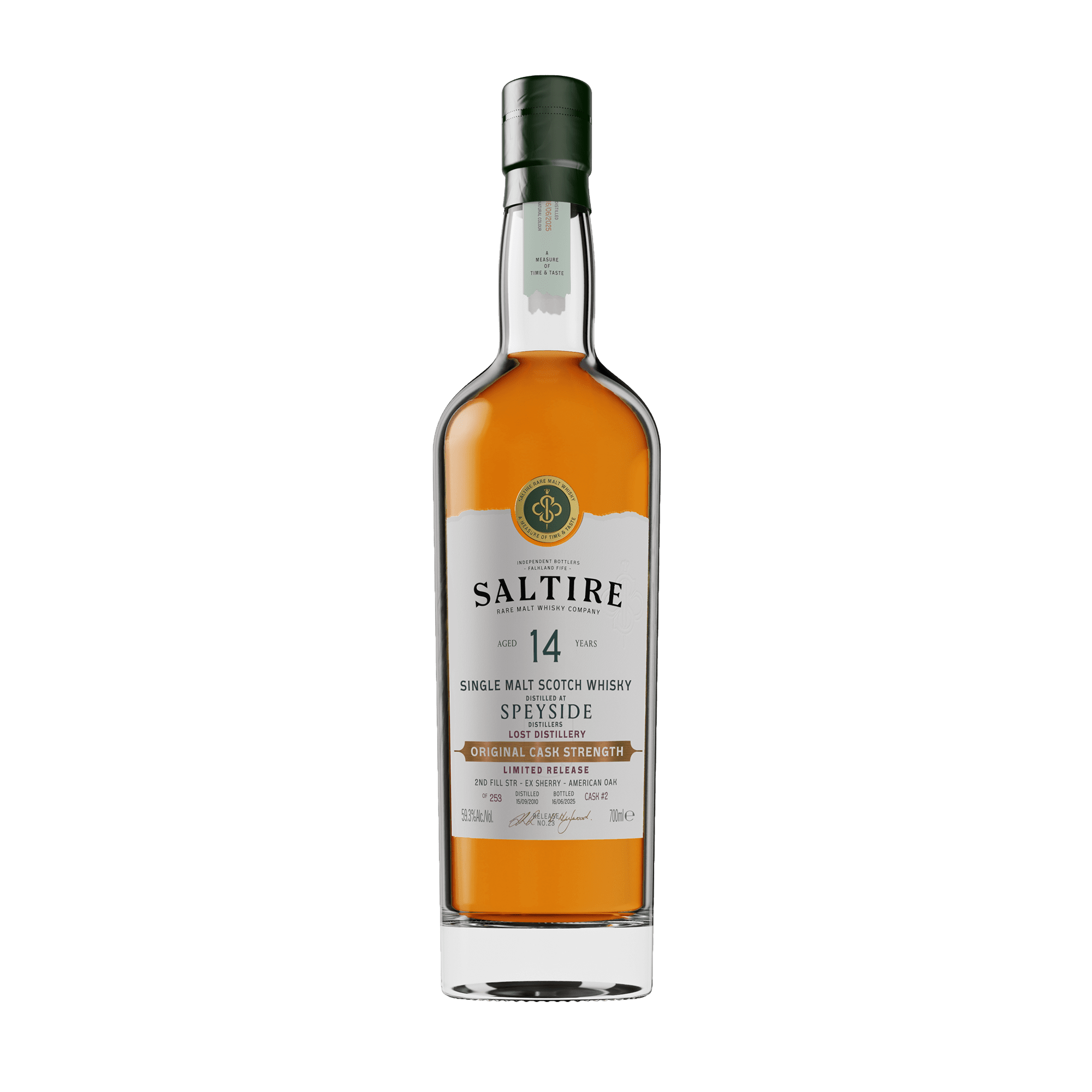 Saltire Rare Malt Speyside Cask Strength 14 Year Old Single Cask Single Malt Scotch Whisky Cask #2 - Vintage Wine & Spirits