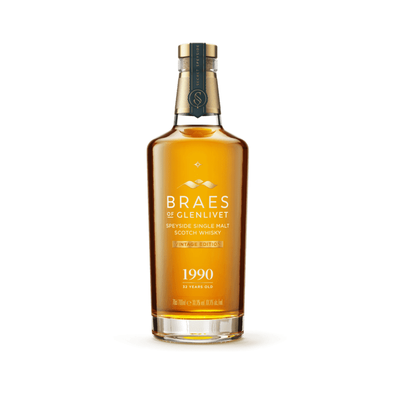 Secret Speyside 'Braes of Glenlivet Vintage 1990 32 Year Old' Single Malt Scotch Whisky - Vintage Wine & Spirits