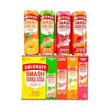 Smirnoff Smash Vodka Soda Mixed 8-Pack - Vintage Wine & Spirits