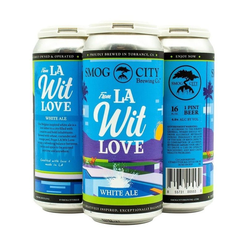 Smog City Brewing Co. From LA Wit Love White Ale Beer 4-Pack - Vintage Wine & Spirits