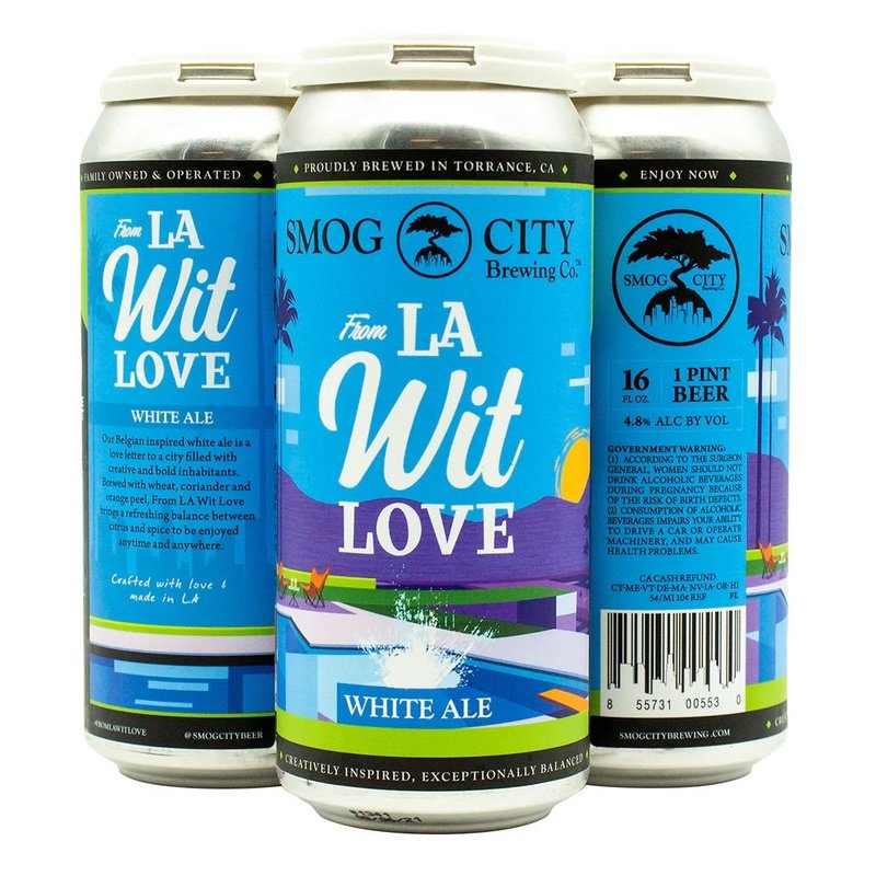 Smog City Brewing Co. From LA Wit Love White Ale Beer 4-Pack - Vintage Wine & Spirits