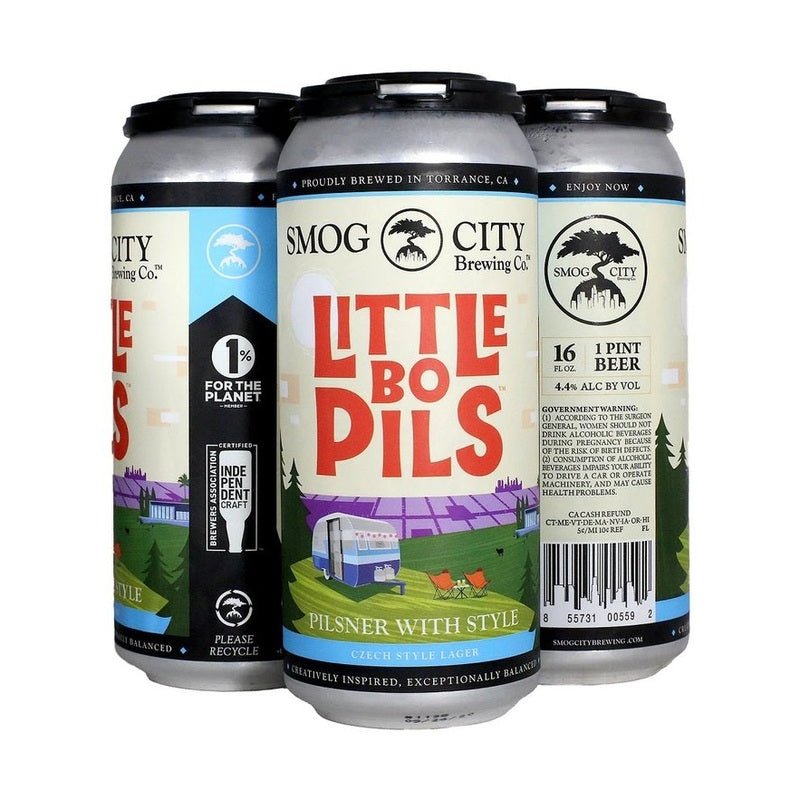 Smog City Brewing Co. 'Little Bo Pils' Pilsner Beer 4-Pack - Vintage Wine & Spirits