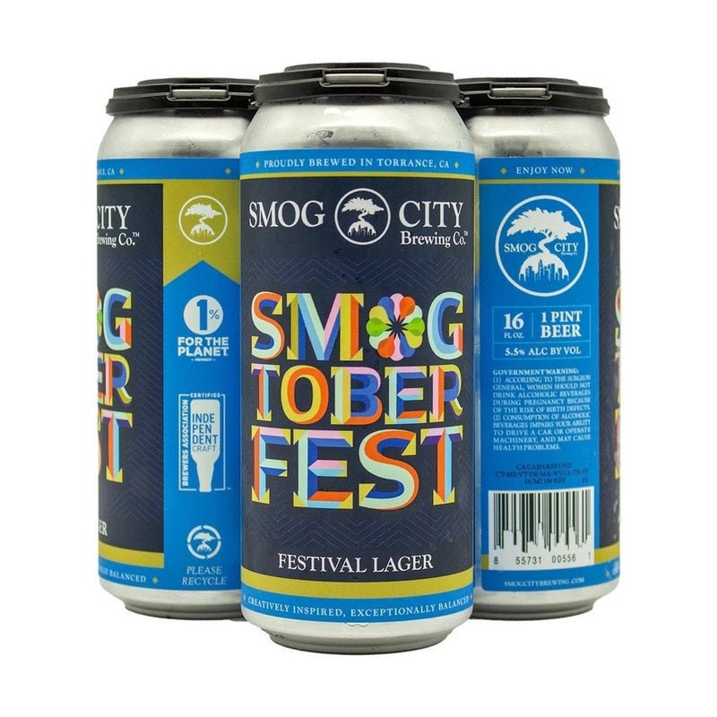 Smog City Brewing Co. Smogtoberfest Festival Lager Beer 4-Pack - Vintage Wine & Spirits