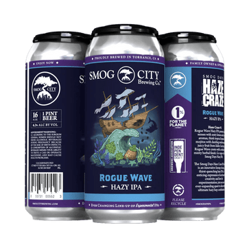 Smog City Brewing 'Rogue Wave' Hazy IPA 4-Pack - Vintage Wine & Spirits
