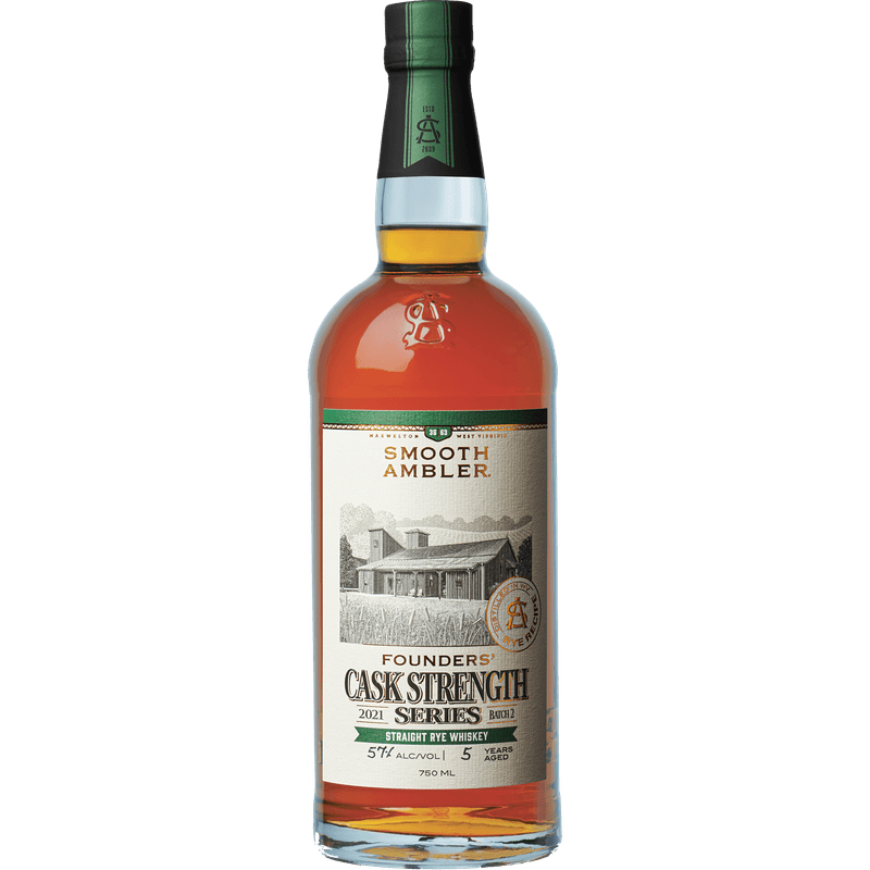 Smooth Ambler Founders' Cask Strength Series Straight Rye Whiskey - Vintage Wine & Spirits