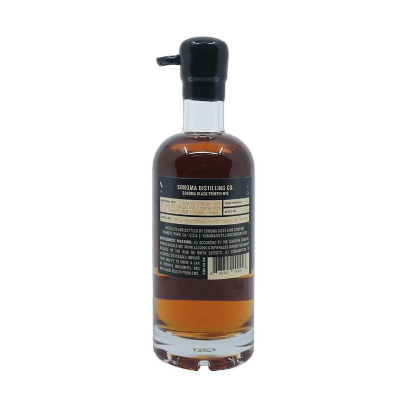 Sonoma Distilling Co. Black Truffle Rye Whiskey 375ml - Vintage Wine & Spirits