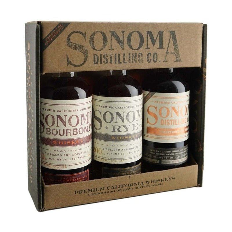 Sonoma Distilling Co. California Whiskey 3-Pack 200ml - Vintage Wine & Spirits