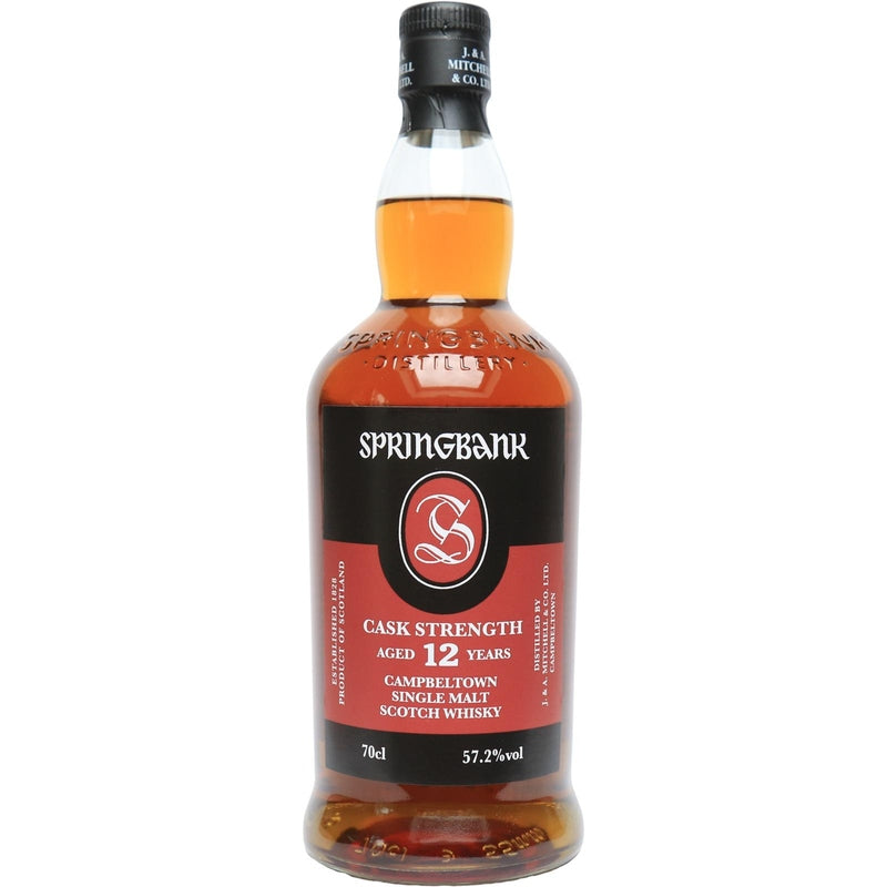 Springbank 12 Year Old Cask Strength Campbeltown Single Malt Scotch Whisky - Vintage Wine & Spirits
