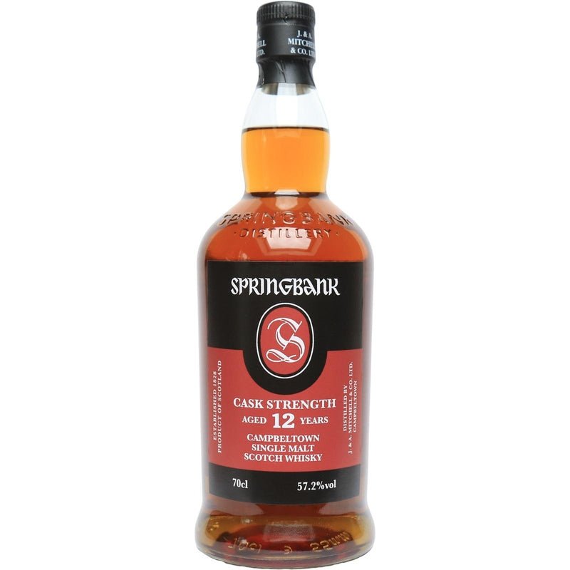 Springbank 12 Year Old Cask Strength Single Malt Scotch Whisky - Vintage Wine & Spirits