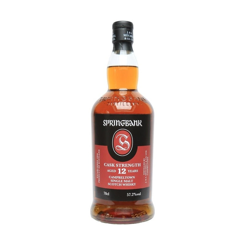 Springbank 12 Year Old Cask Strength Single Malt Scotch Whisky - Vintage Wine & Spirits