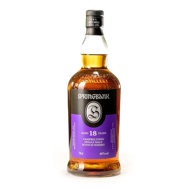 Springbank 18 Year Old Campbeltown Single Malt Scotch Whisky - Vintage Wine & Spirits