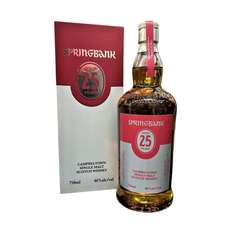 Springbank 25 Year Old 2022 Edition Campbeltown Single Malt Scotch Whiskey - Vintage Wine & Spirits
