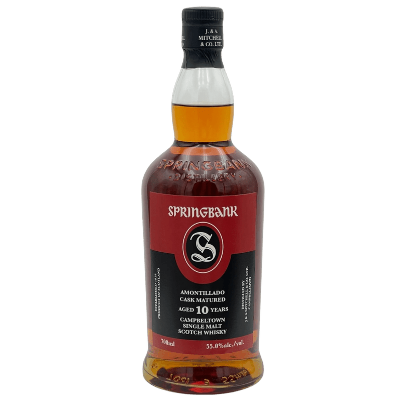 Springbank Amontillado Cask Matured 10 Year Old Single Malt Scotch Whisky - Vintage Wine & Spirits