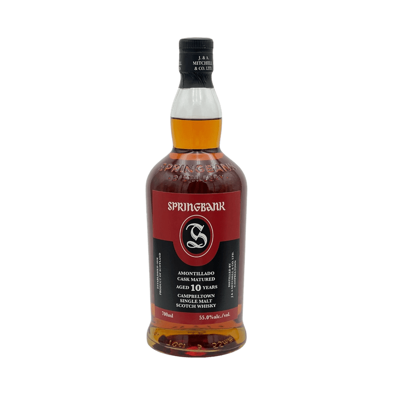 Springbank Amontillado Cask Matured 10 Year Old Single Malt Scotch Whisky - Vintage Wine & Spirits