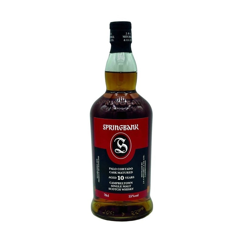 Springbank Palo Cortado Cask Matured 10 Year Old Single Malt Scotch Whisky - Vintage Wine & Spirits