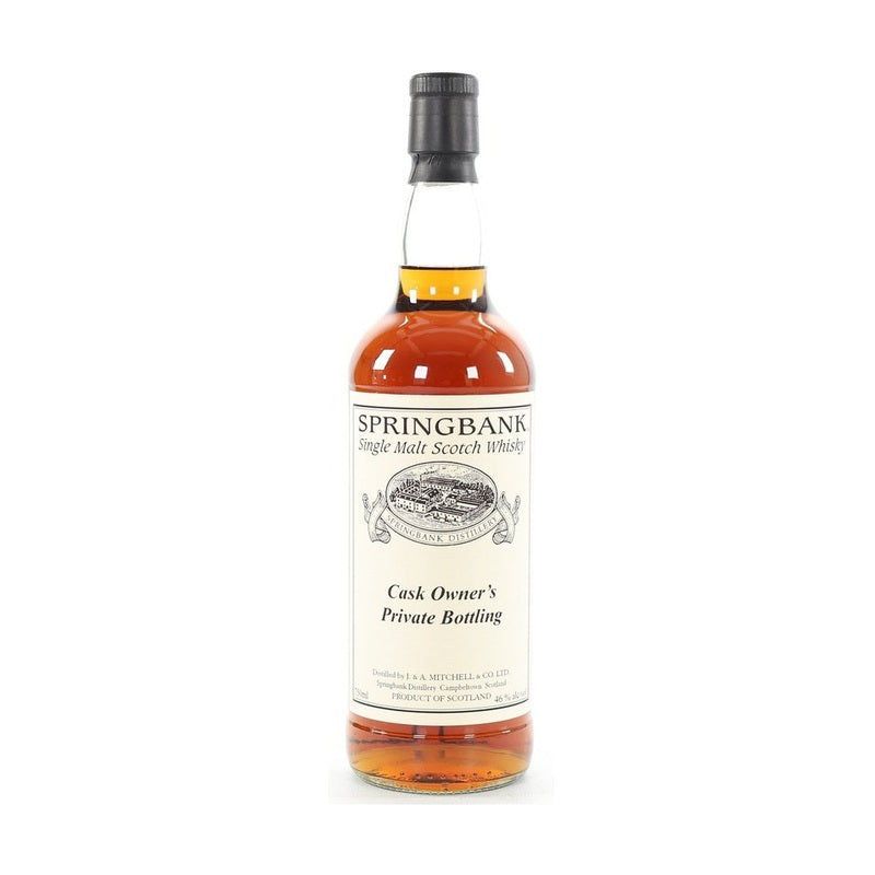Springbank Private Cask Owner's Private Bottling Single Malt Scotch Whisky - Vintage Wine & Spirits