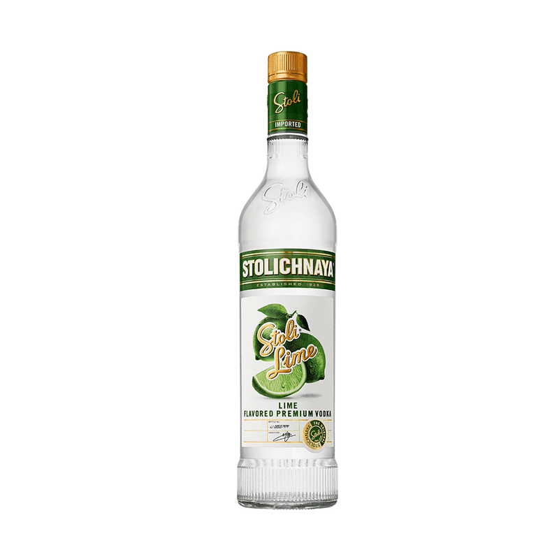 Stolichnaya Stoli Lime Flavored Vodka Liter - Vintage Wine & Spirits