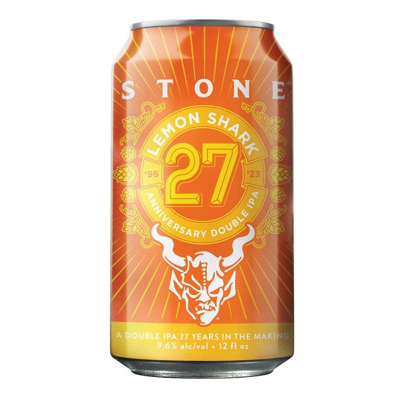 Stone Brewing Lemon Shark 27 Anniversary DIPA Beer 6-Pack - Vintage Wine & Spirits