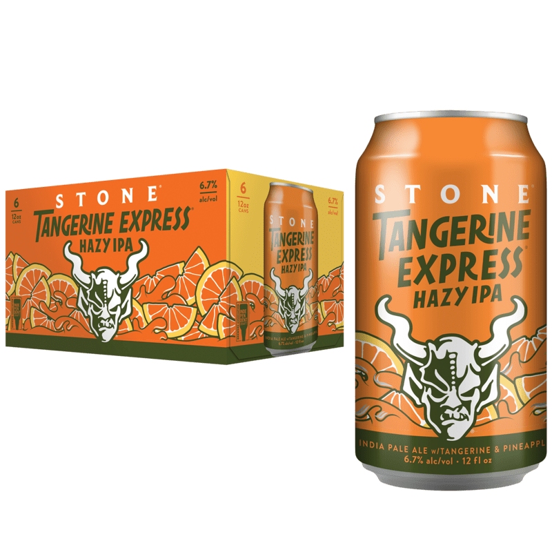 Stone Brewing 'Tangerine Express' Hazy IPA Beer 6-Pack - Vintage Wine & Spirits