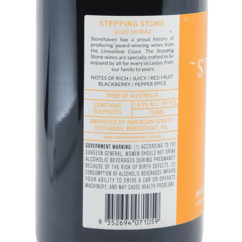 Stonehaven Winery Shiraz 2020 - Vintage Wine & Spirits