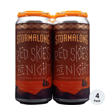 Stormalong 'Red Skies at Night' Cider 4-Pack - Vintage Wine & Spirits