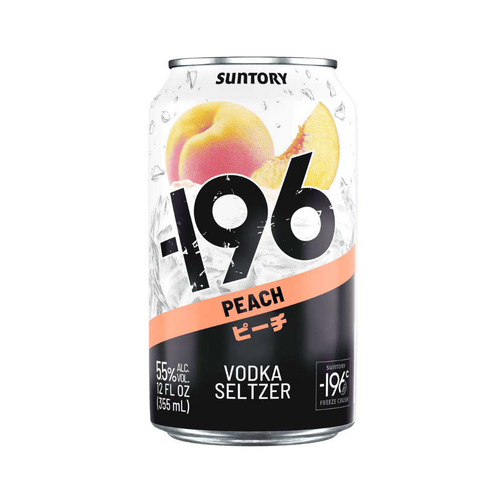 Suntory -196 Peach Vodka Seltzer 4-Pack - Vintage Wine & Spirits